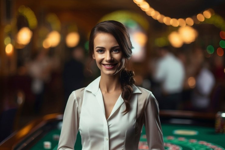 Permainan kasino langsung blackjack dengan dealer profesional di sitoto